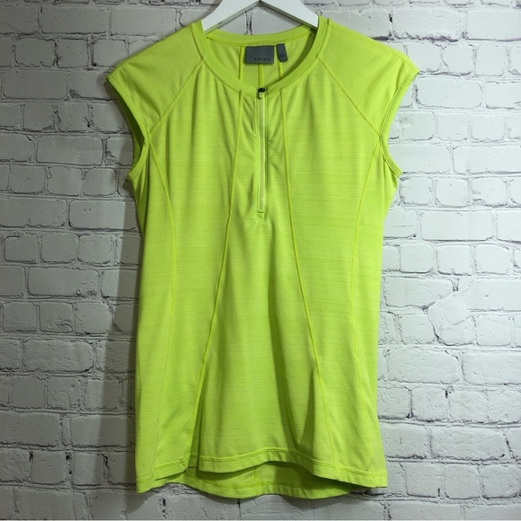 Athleta green bright color top - Picture 1 of 9